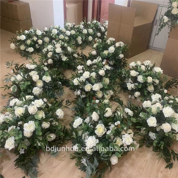 Eucalyptus Leaves Wedding Flower Balls Wedding Table Centerpieces Rose Artificial Flower Ball