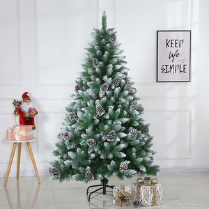 Wholesale Large Christmas Tree with Pine cone Snow Christmas Tree for Home Festival Decor