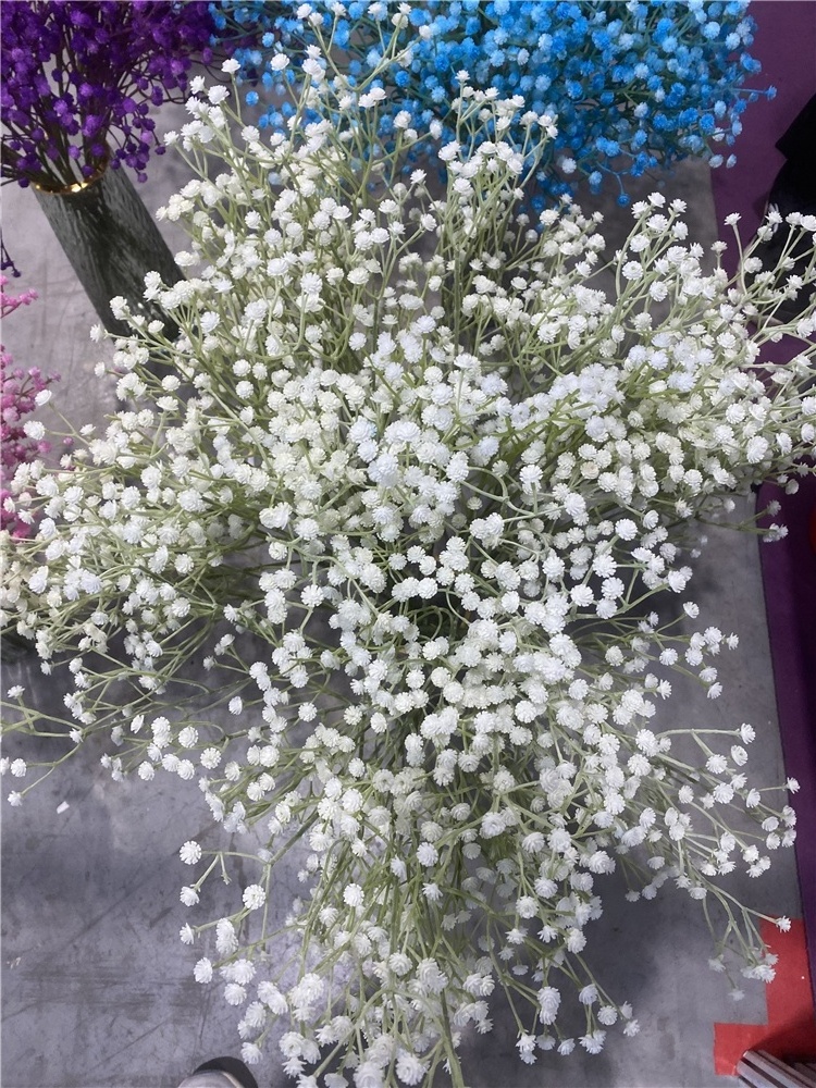 Babys Breath Artificial Flowers Bouquet Gypsophila Bulk Flower White Baby's Breath For DIY Floral Arrangement