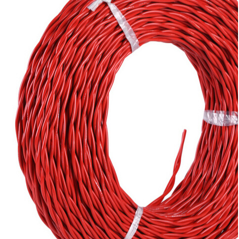 PVC Insulated flexible twin twisted pair electrical cable wire