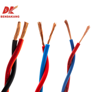 PVC Insulated flexible twin twisted pair electrical cable wire