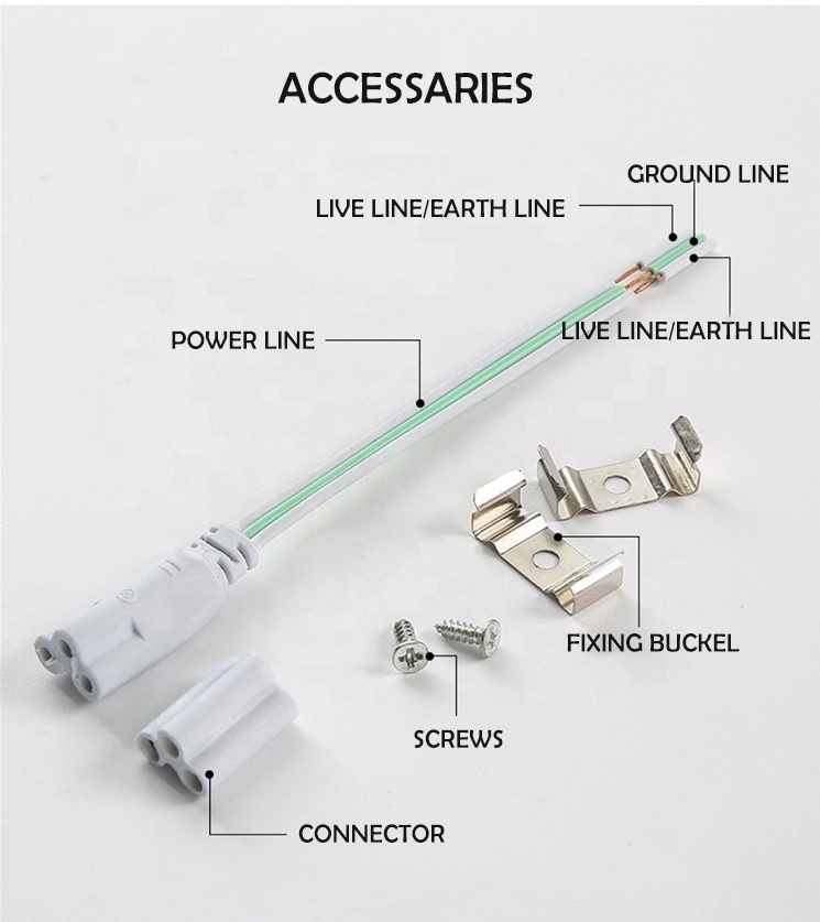 T8 led fixture T5 light led battens tube light led 4ft 1200mm 120cm Chinese factory T5 T8 tube light