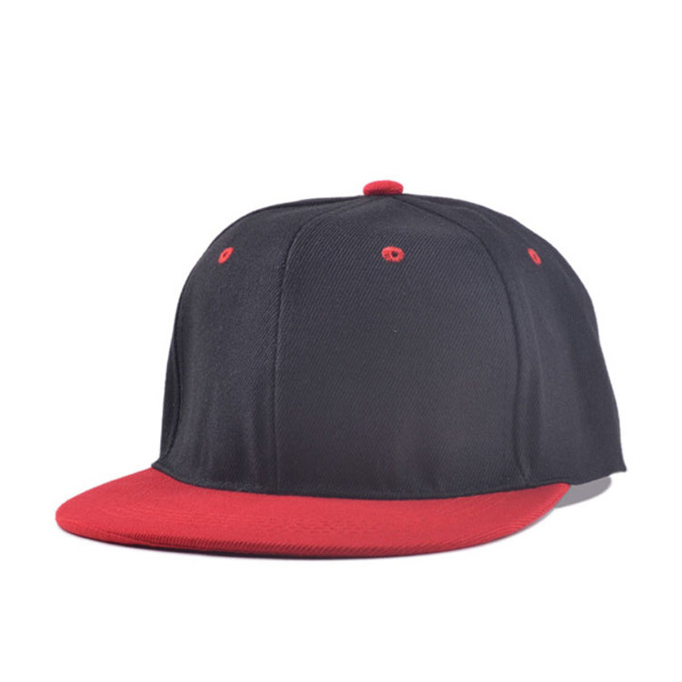 Wholesale Yupoong Blank Plain China factory OEM Custom Embroidery Two Tone Basketball Snapback Hat