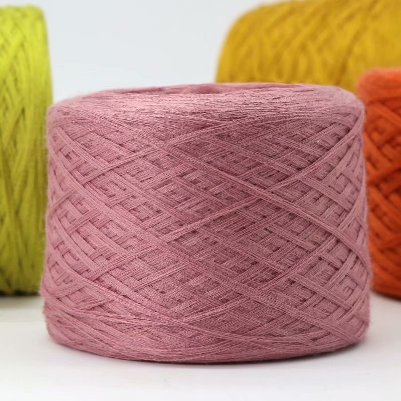 LENUO super soft 9 ply  gradient regenerate hand knitting thread yarns cotton crochet yarn