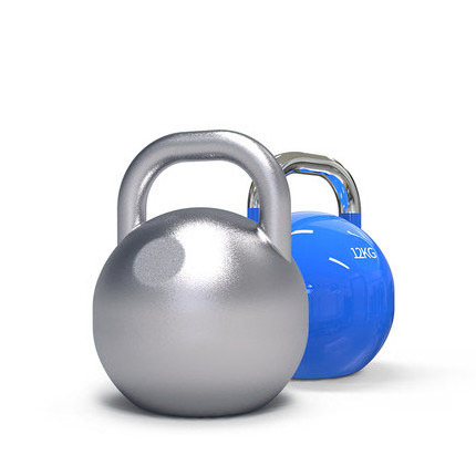 gym workout man power weight lifting training vinyl coated kettle bells fitness equipment