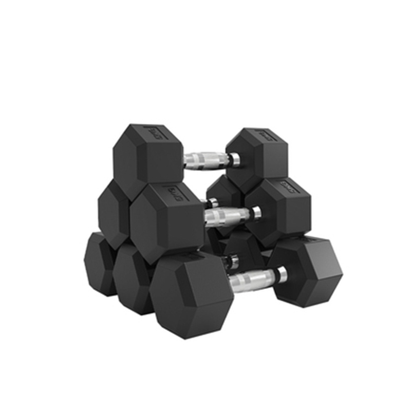 Wholesale cheap fitness hexagonal dumbbells fitness equipment