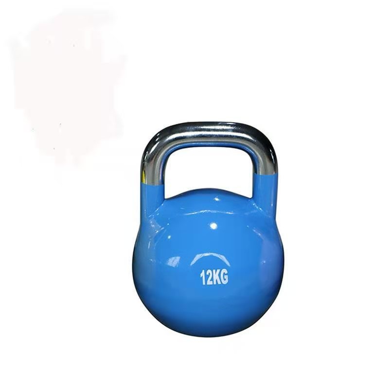 gym workout man power weight lifting training vinyl coated kettle bells fitness equipment