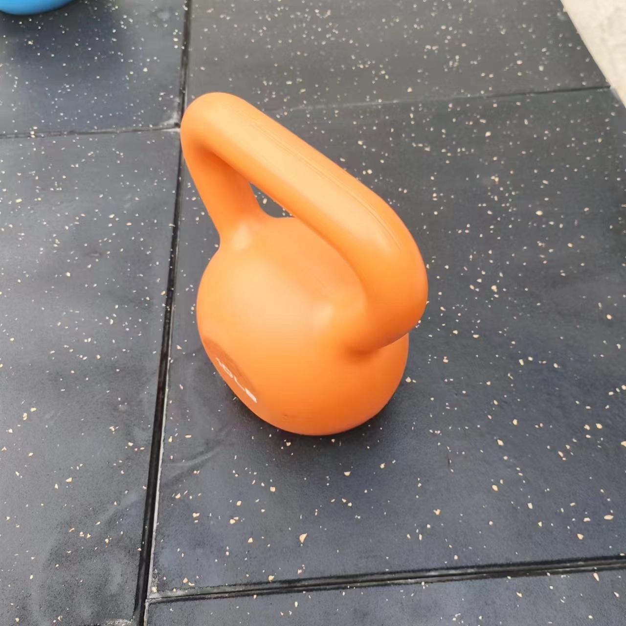 Wholesale Sport Gym 25 lb Cement sand-filled kettle bell environmental protection PE Muscle Strengthening Exercise