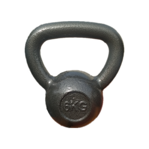 Wholesale Fitness 16 20 24 Kg Ergonomic Grip Custom Logo Single Black Color Powder Coated Cast Iron Kettlebell