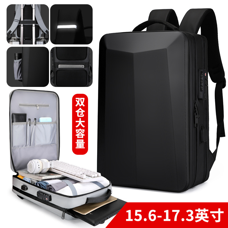 Marksman Laptop ABS Shell 15 Inch Thin Light Weight Case for Macbook Pro  Man Backpack Waterproof backpack bag