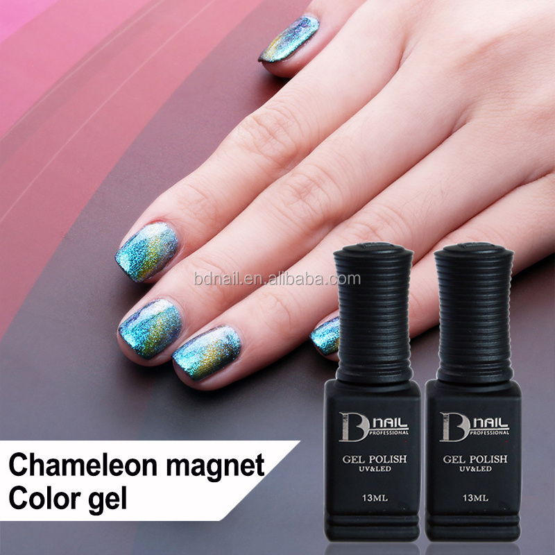 Asian Nail Supply Pro Art Cosmetics Magnet Chameleon Nail Polish Wholesale 3d Colour Gel Nail