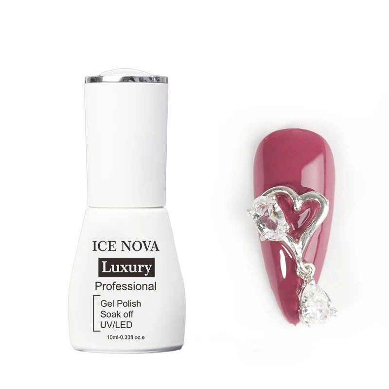 ICE NOVA Strong Adhesion Glue Top Coat No Wipe Very Thick Density Lasting At Least 30 Days On Nails Appect OEM/ODM Service