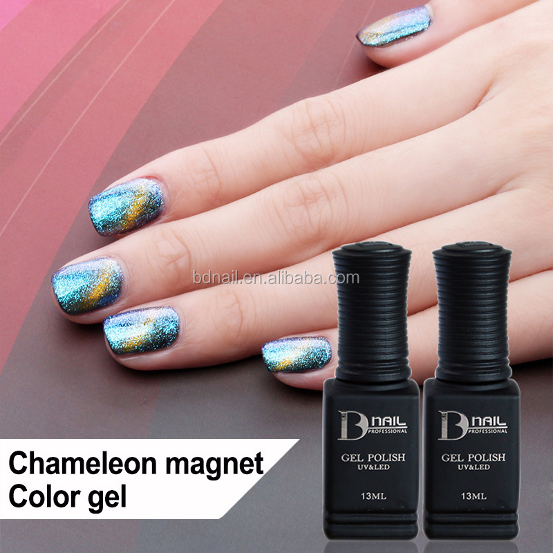 Asian Nail Supply Pro Art Cosmetics Magnet Chameleon Nail Polish Wholesale 3d Colour Gel Nail