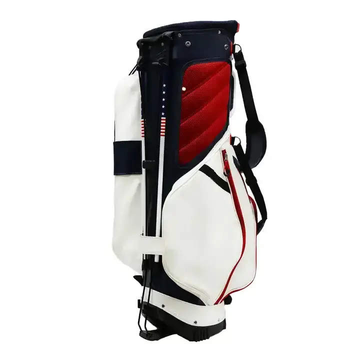 Wholesale custom high quality cart 9.5inch large capacity foldable transparent pgm  ghost Convenient business travel golf bag