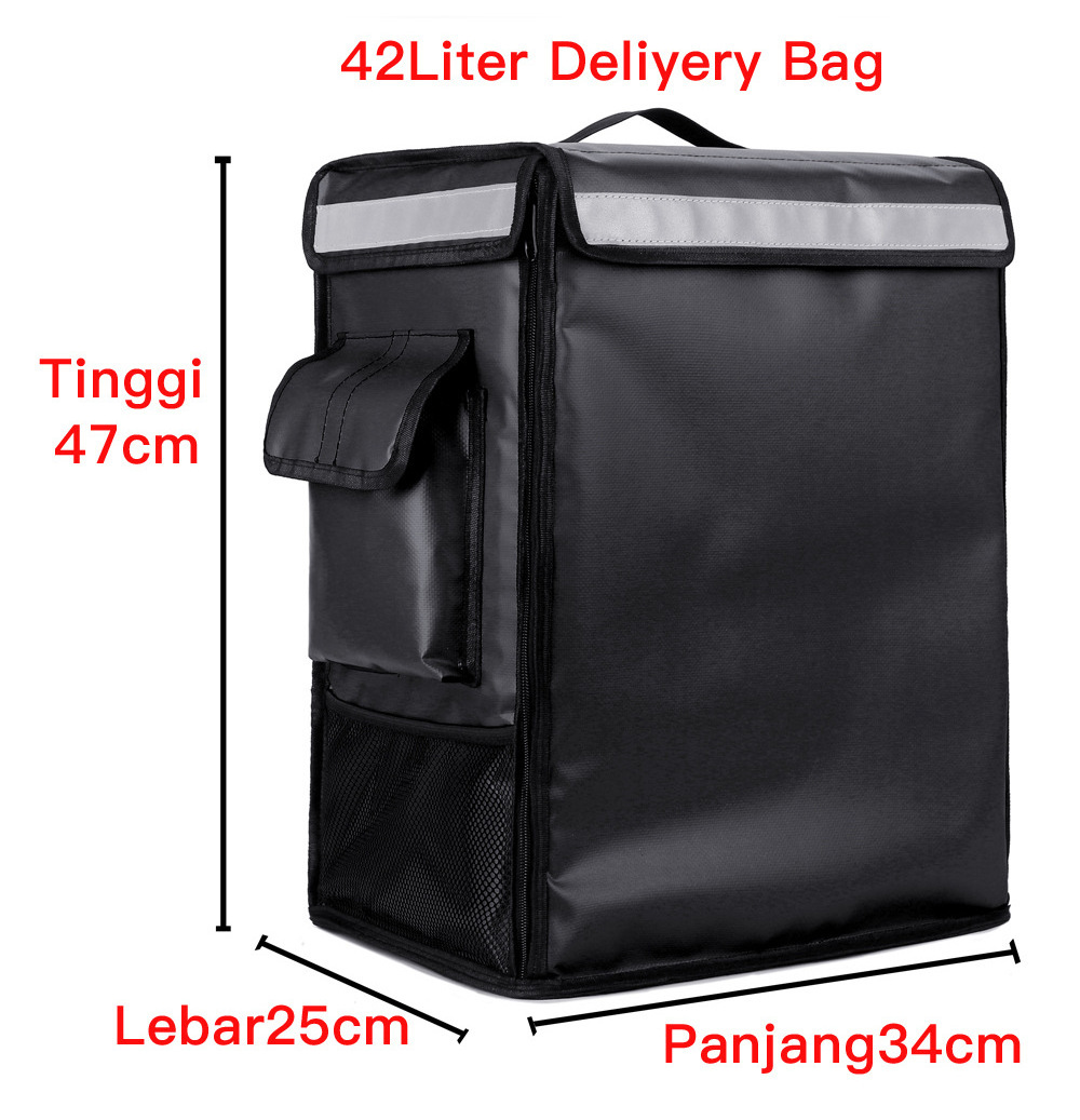 42L/58L Pizza cooler waterproof thermal Insulated Food Delivery Bag And Grocery Bag Restaurants food  Delivery backpack