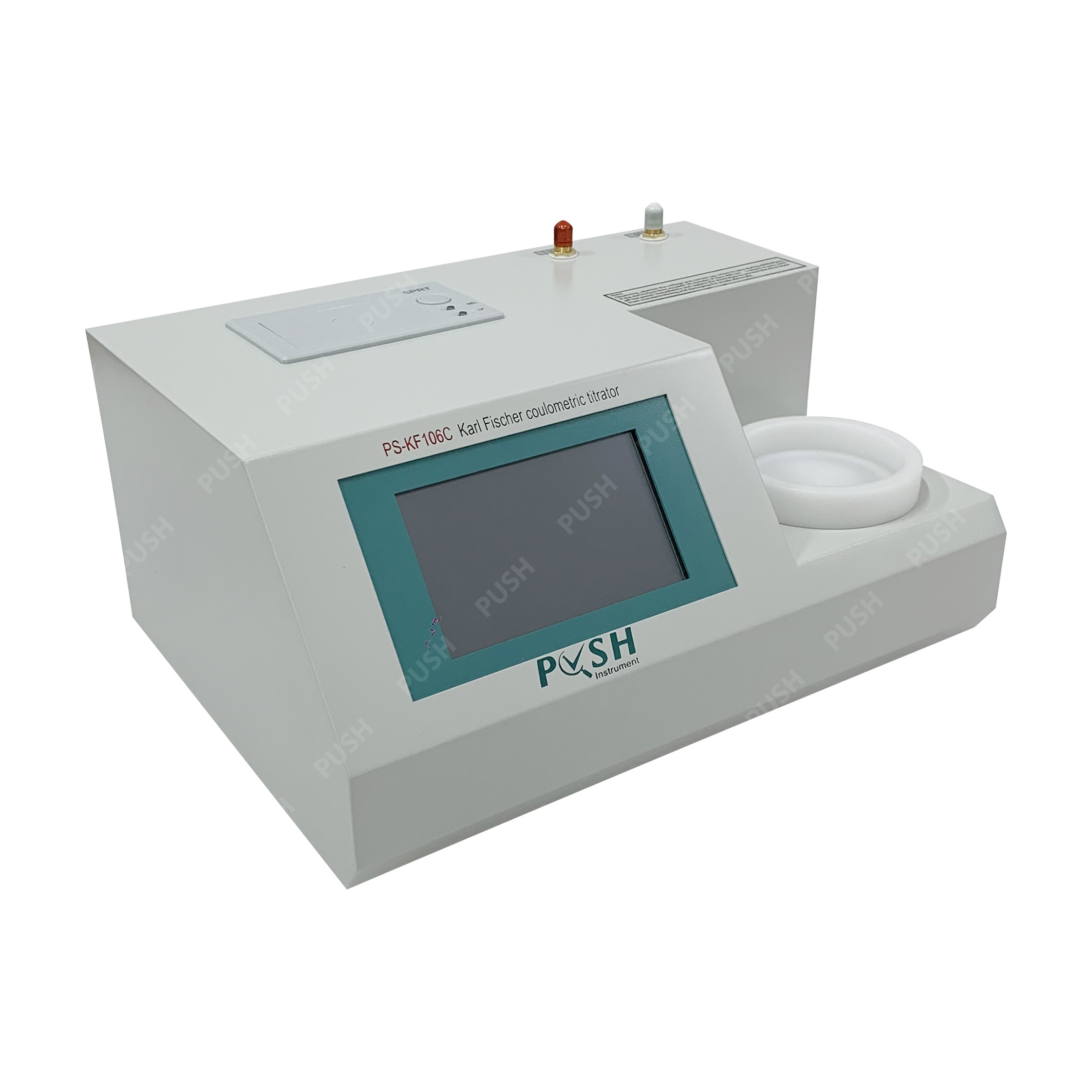 Push electrical titrator Automatic Oil Water Content Test Apparatus Karl Fischer Analyzer