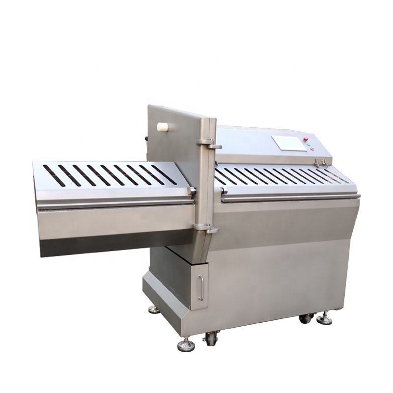 Fresh Meat Slicer with Can Cut Bacon Sausage Cheese Slice  Automatic Steak Sawing Machine Slicing Fresh Meat