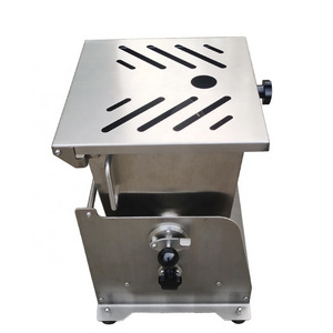 Commercial Stainless Steel Meat Mixer Manual Hand Crank Mighty Bite 25lb Capacity