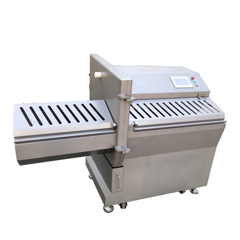 Fresh Meat Slicer with Can Cut Bacon Sausage Cheese Slice  Automatic Steak Sawing Machine Slicing Fresh Meat