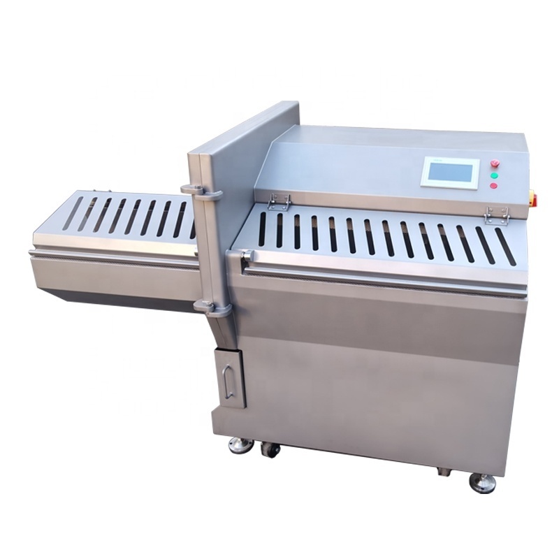 Fresh Meat Slicer with Can Cut Bacon Sausage Cheese Slice  Automatic Steak Sawing Machine Slicing Fresh Meat