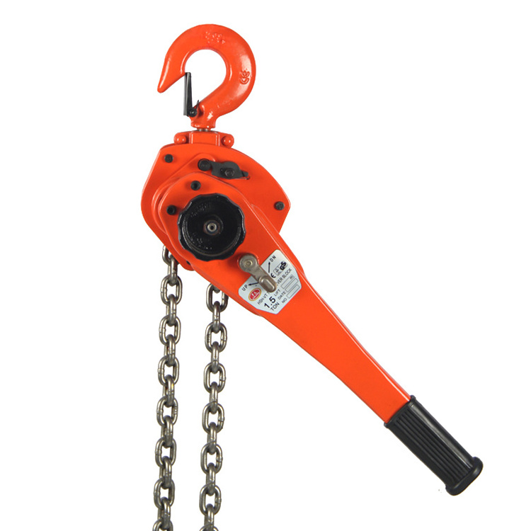 HSH-VT ratchet  lever hoist chain block for construction workshops retail