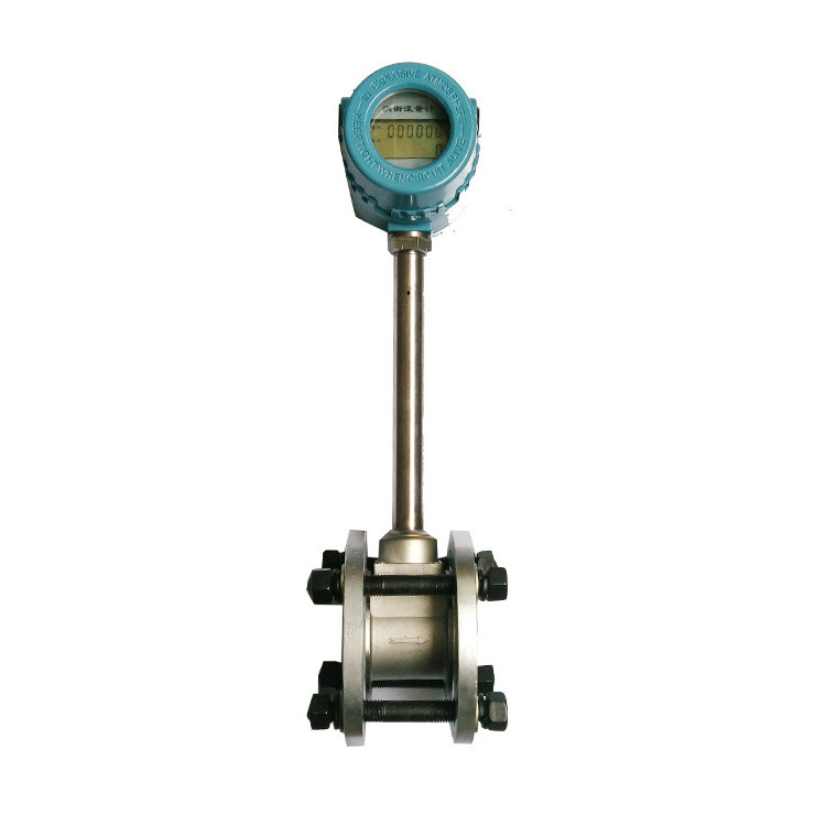 Intelligent vortex flowmeter steam flow meter natural gas nitrogen biogas compressed air heat transfer oil liquid water sewage