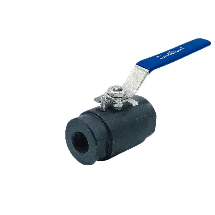 Forged steel A105 high pressure resistant 2 piece internal thread ball valve 800LB American Standard NPT