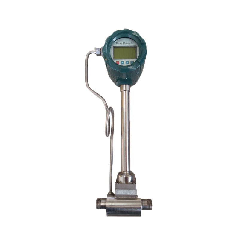 Intelligent vortex flowmeter steam flow meter natural gas nitrogen biogas compressed air heat transfer oil liquid water sewage