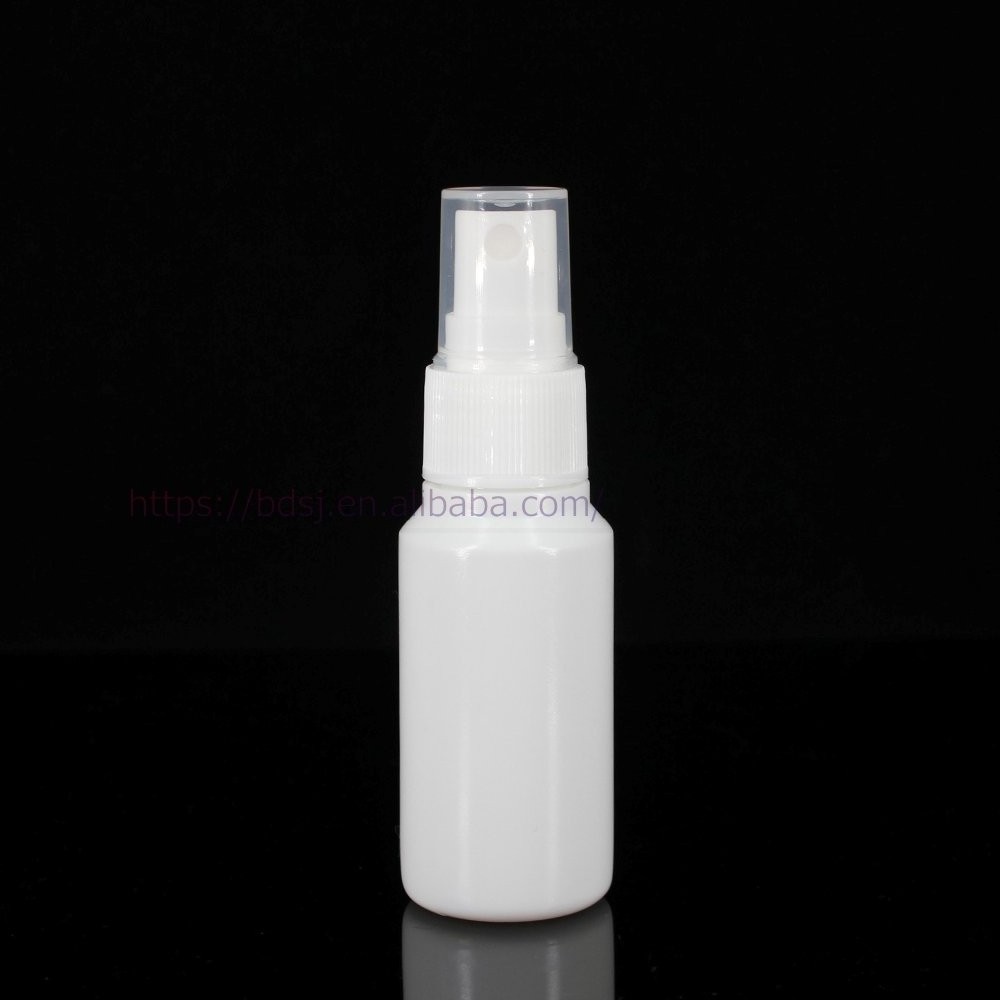 Spot wholesale Alcohol sterilizer 10ml 15ml 20ml 30ml plastic spray bottle fine mist spray bottle side spray