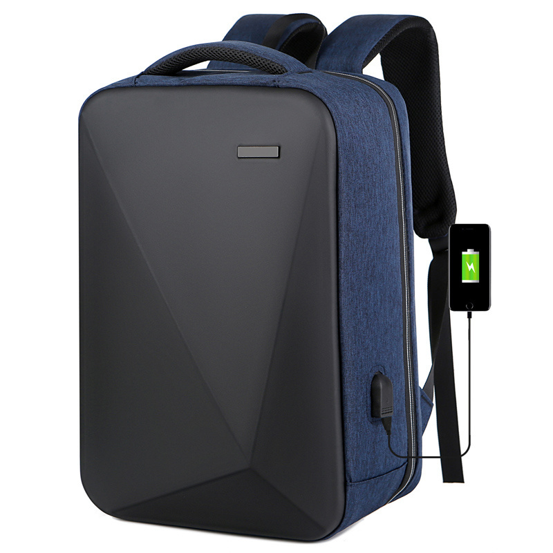 Sympathybag Unisex Travel Backpack New Design Hard EVA Shell USB Charging Port Anti-Theft Features High Quality Laptop Backpack