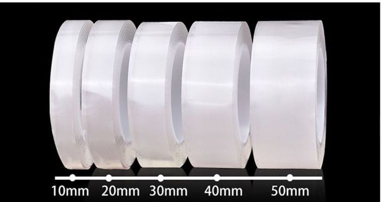 Reusable Washable Removable  Double-Sided Sticky Transparent Tape Nano Double Side  Grip Adhesive Tape Mounting Tape