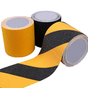 Luminous Yellow/Black Stripe Glow Black Elastic Self Adhesive Peva Safety Walk Stair Anti Non Slip Grip Tape