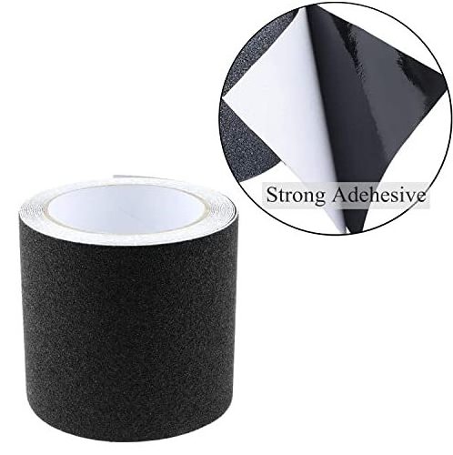 Heavy Duty PVC Black Tape Anti Skid Safety Walk Waterproof Grip Tape Skateboard Non Anti Slip Tape For Ladder Floor Staircases