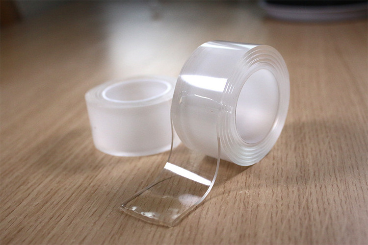 Waterproof Reusable Heavy Duty Transparent Mounting Tape Double Sided Glue Adhesive Acrylic Gel Grip Nano Tape