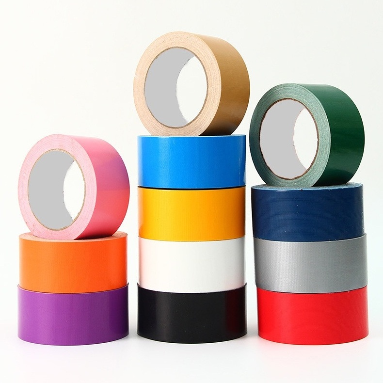 High viscosity and Abrasion Resistance Reinforced Waterproof  Eco Friendly Self Adhesive Binding Single Sided Cloth Duct Tape