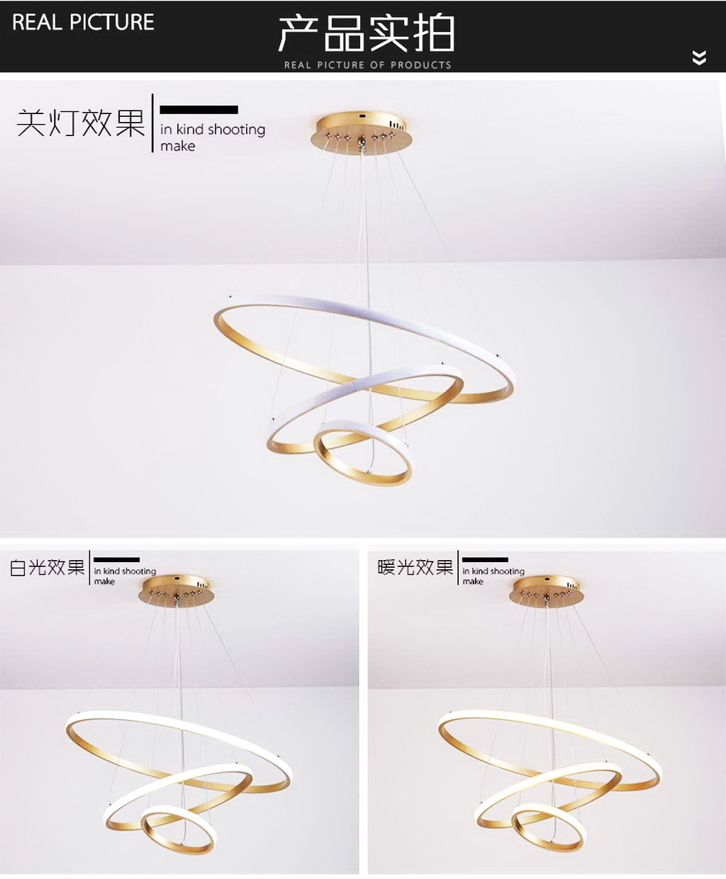 Living Room Pendent Drop Light Chandelier E27 LED Modern Home Decoration Lighting For Living Room