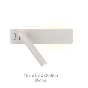 Nordic simple bedroom bedside with night light can be rotated to read LED wall lamp for Lamp Hotel project.