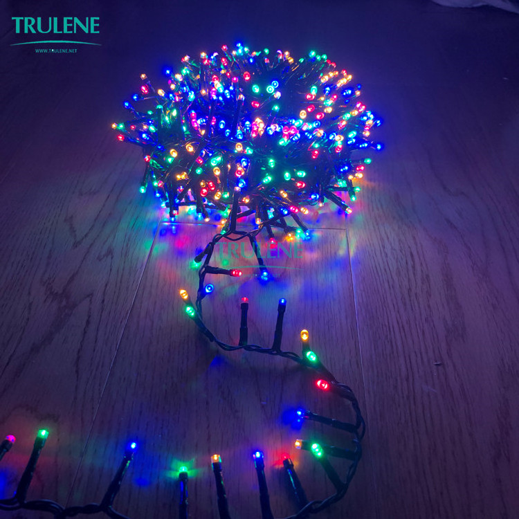 Waterproof Color LED String Light Mini Controller Holiday Lighting Cable Christmas Outdoor Party Decoration Lights For Events