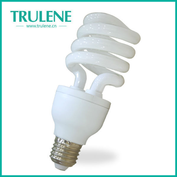 CFL lighting 65w 6400k Half Spiral energy saving& fluorescent Light bulb with price