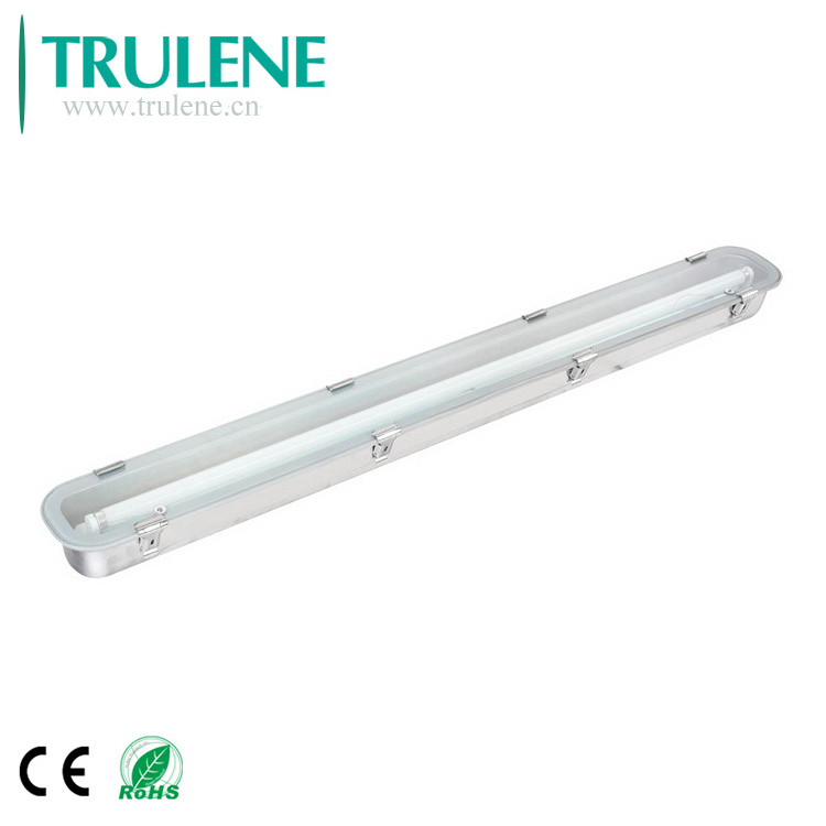 2x36w t8 tri-proof hanging tube suspended working waterproof fluorescent light fixtures ip65