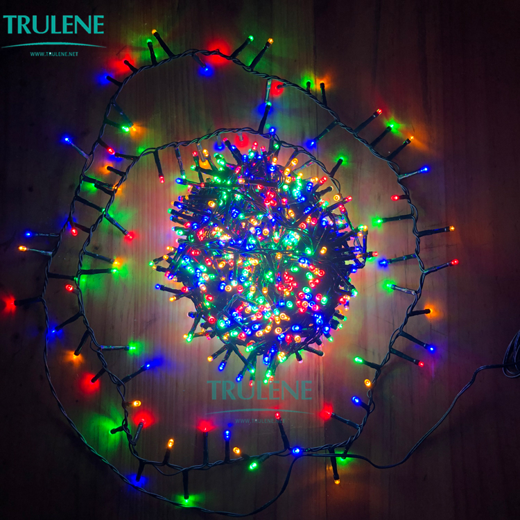 Waterproof Color LED String Light Mini Controller Holiday Lighting Cable Christmas Outdoor Party Decoration Lights For Events