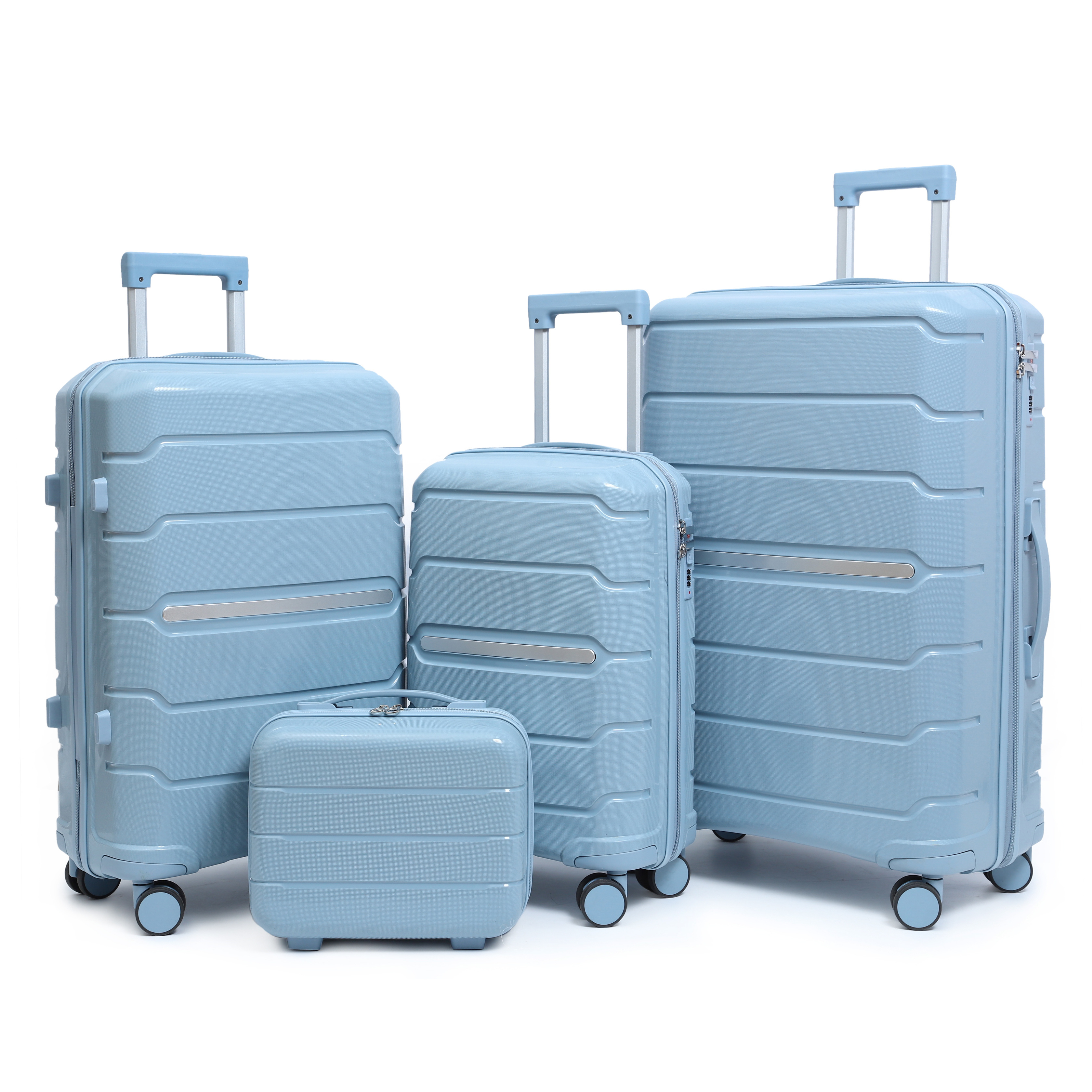 Hot Sales Theft Travel Trolley Luggage case PP Large Capacity Travel Suitcases for sale