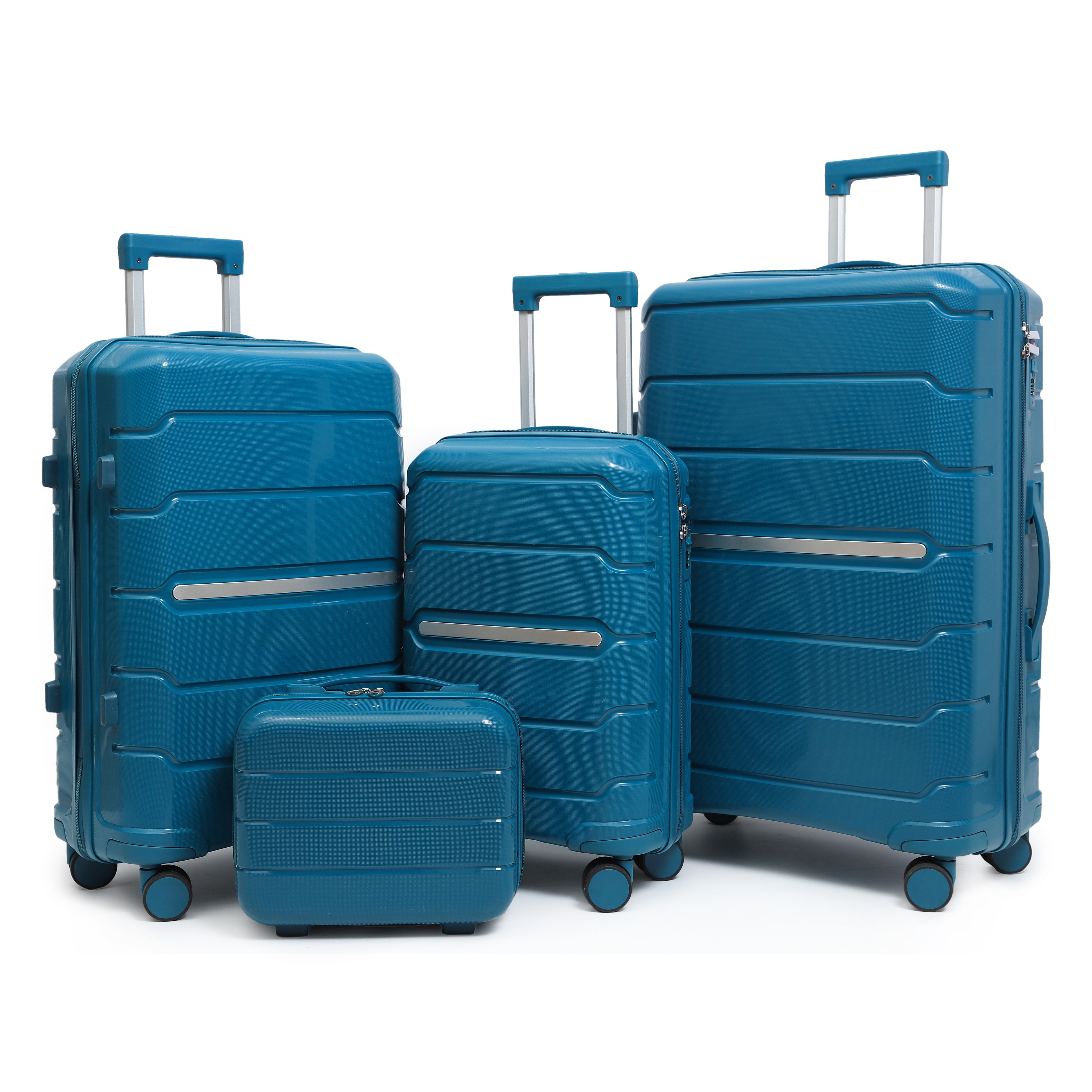 Hot Sales Theft Travel Trolley Luggage case PP Large Capacity Travel Suitcases for sale