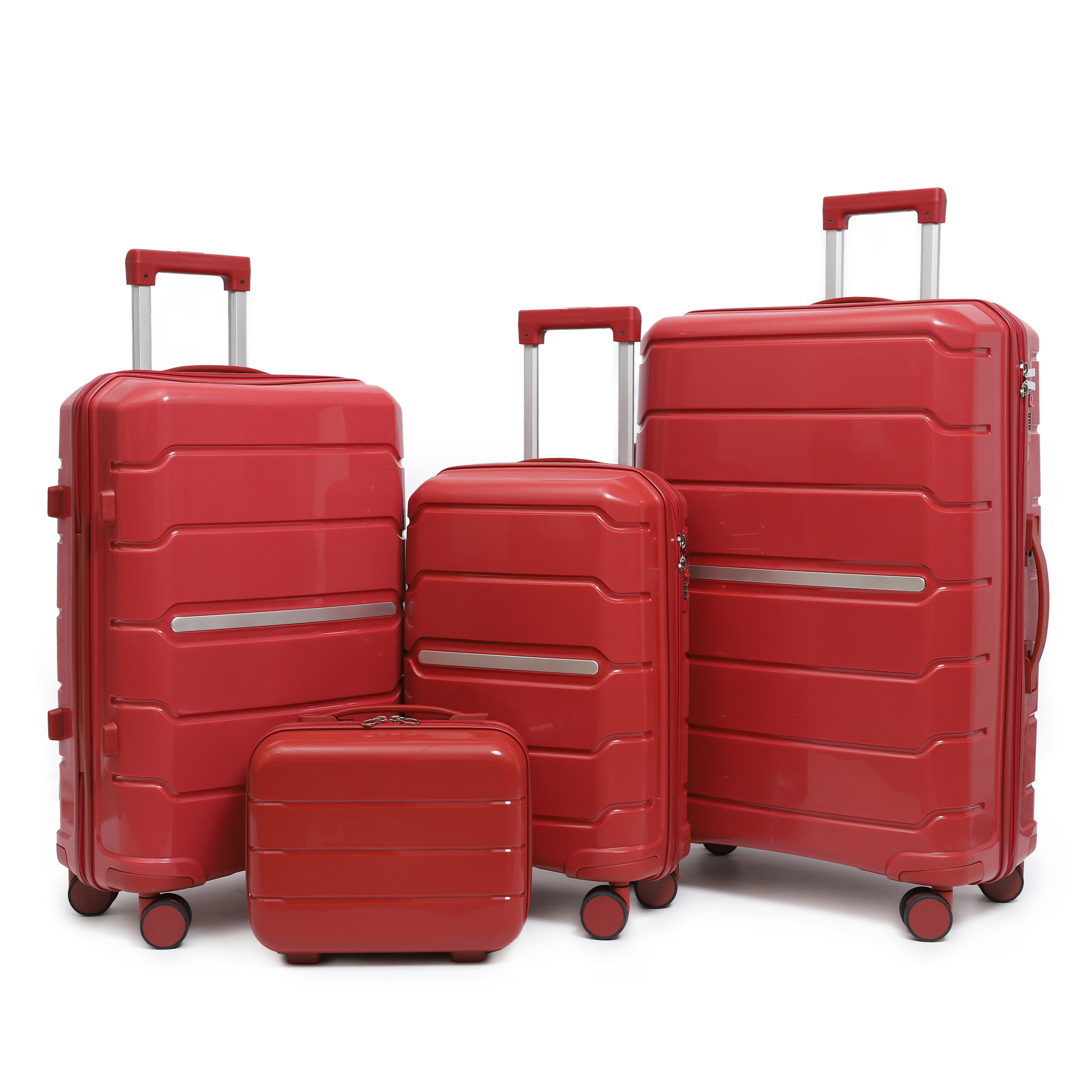 Hot Sales Theft Travel Trolley Luggage case PP Large Capacity Travel Suitcases for sale