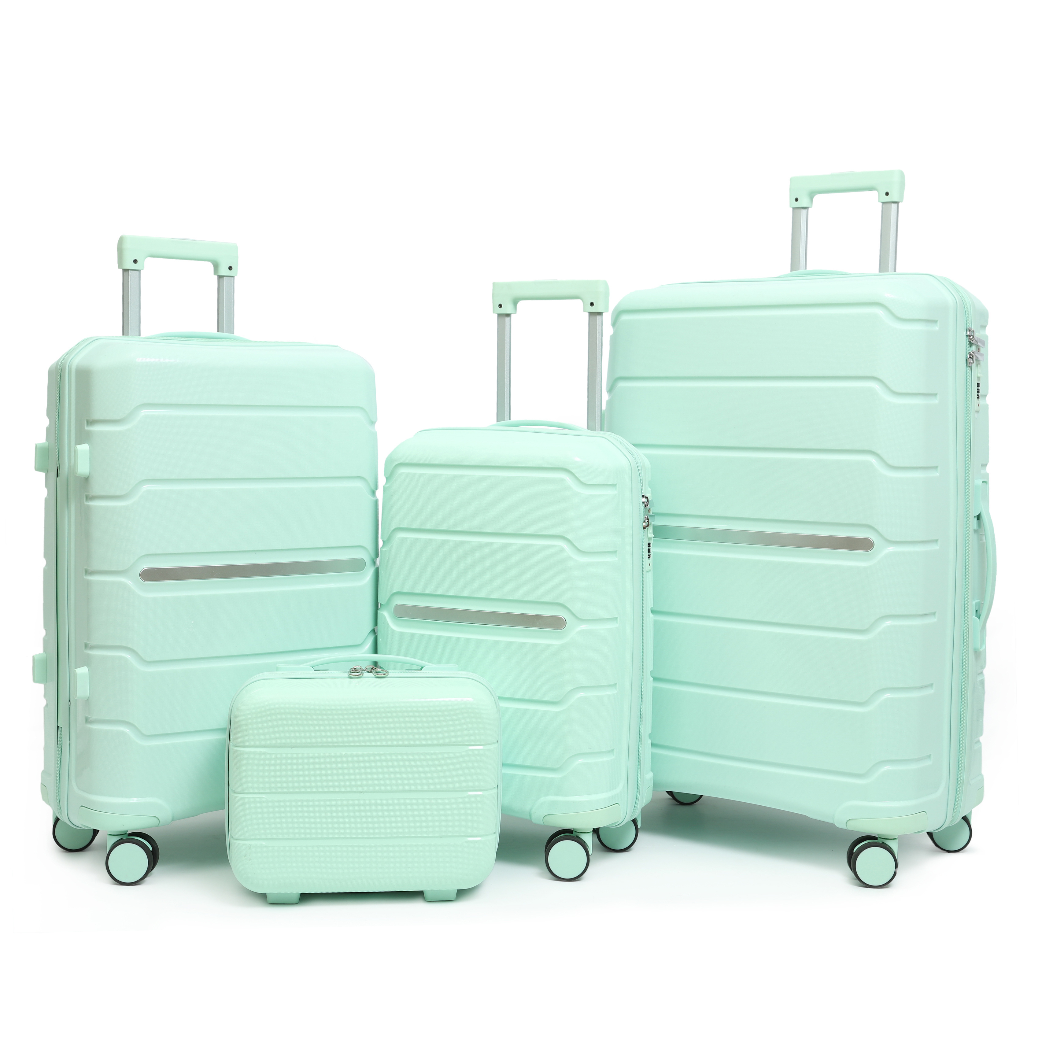 Hot Sales Theft Travel Trolley Luggage case PP Large Capacity Travel Suitcases for sale