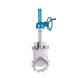 Carbon steel dn100 Sluice  pneumatic knife gate valve