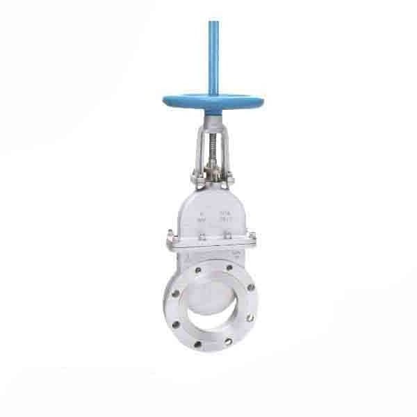 Carbon steel dn100 Sluice  pneumatic knife gate valve