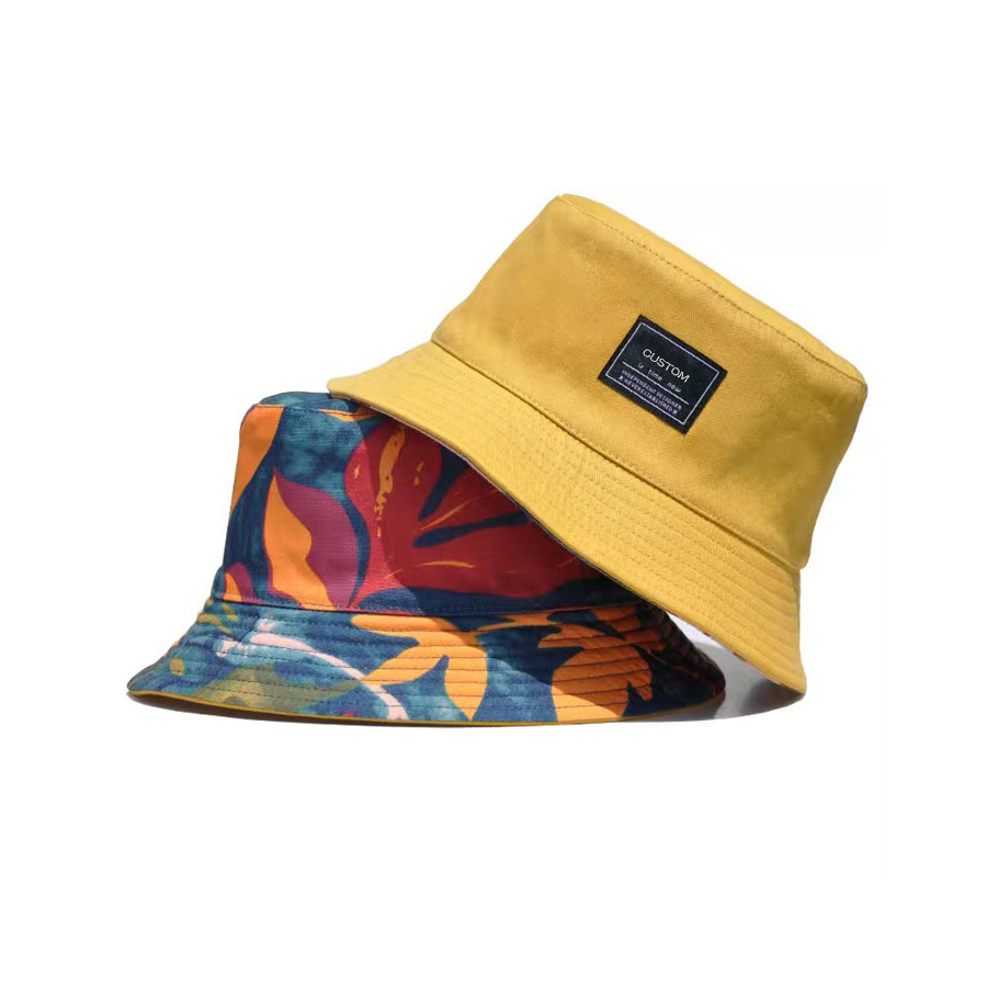 Design Designer High Quality Designer Bucket Hat Reversible Bucket Caps Yellow Wide Brim Summer Fisherman Hat For Men Women