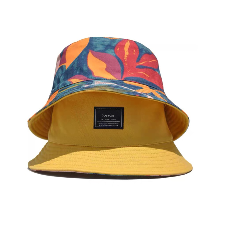 Design Designer High Quality Designer Bucket Hat Reversible Bucket Caps Yellow Wide Brim Summer Fisherman Hat For Men Women