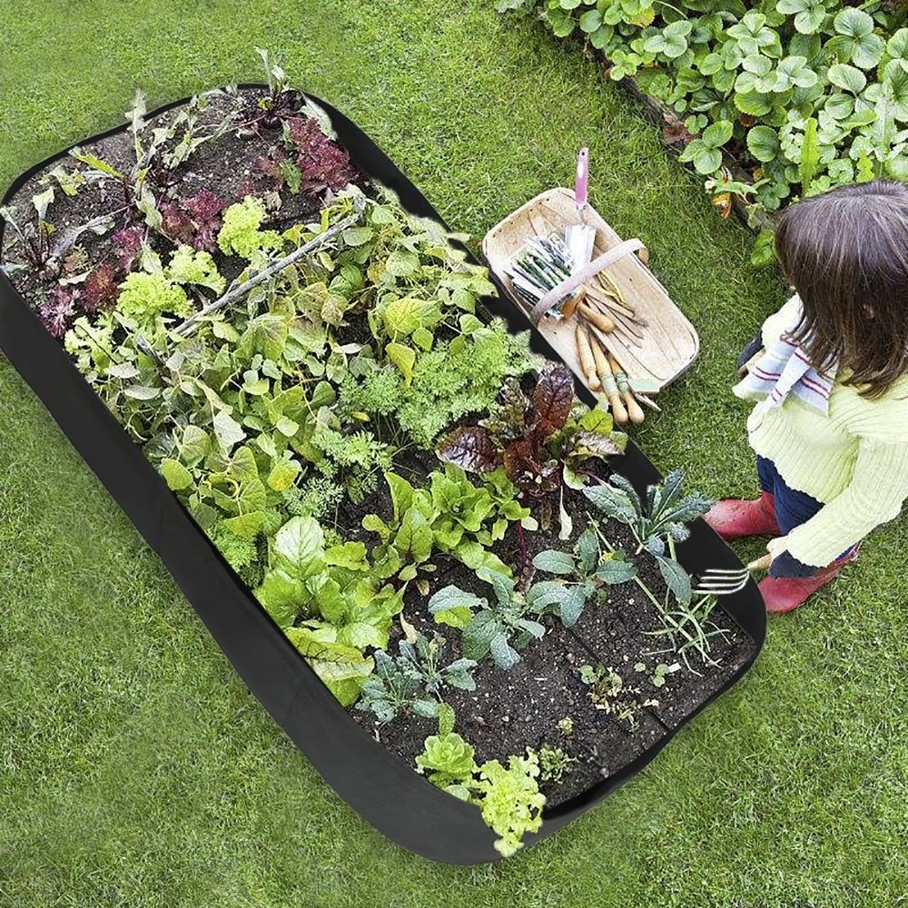 raised metal plant bed living soil raised garden bed with cover metal plant small planting bed aluminium felt grow bag